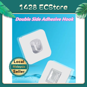 1 Set Screwless Reusable Magic Wall Hook Strong Adhesive Transparent Wall Hanger Without Nails