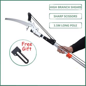 Pruning Shears Cutter Extension Pole For Trimming Telescopic Handle Telescoping Tree Branch Cutting Pole