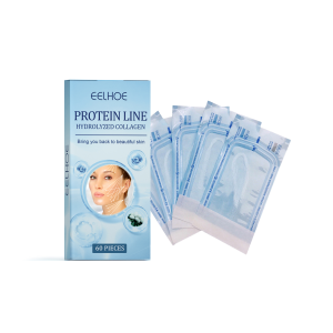 EELHOE Protein Lift Threads - Facial Firming Fine Line Smoothing Lifting Threads to Improve Sagging and Wrinkles Anti-Aging Repair Absorbable Protein Thread Skincare Set 60pcs