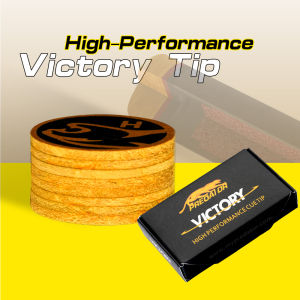 PREOAIDR Victory Tip Billiard Cue Tips 14mm H/M/S Yellow 8 Layers Tips Pool Cue Kit Tips 1pc/2pcs/6pcs Durable Billiard Accessories