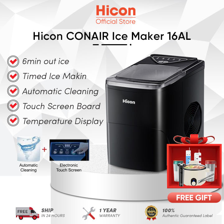 Hicon Original Fast Ice Maker 5mins Party BBQ Mini Business Home ...