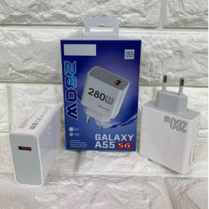 Batok Adapter SAMSUNG GALAXY A55 5G 280W Fast Charger Support Fast Charging