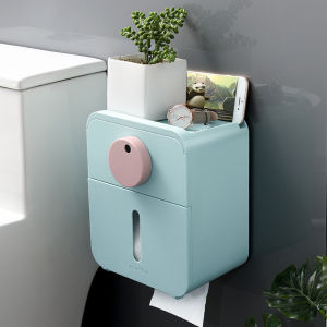 Toilet Roll Holder Wall Tissue Roll Holder No Drill Toilet Tissue Holder Bathroom Tissue Holder Dispenser