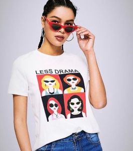 ELLIPSES.INC Tumblr Tee / T-Shirt / Kaos Wanita & Pria Lengan Pendek Less Drama