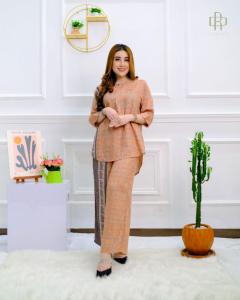 dkcollectionbali | Fashion Wanita Pakaian Baju One Set Setelan Setcel Celana Panjang Oneset Monica by Direka Rayon Premium Busui Friendly Casual Santai Terbaru Kekinian Mewah Jumbo