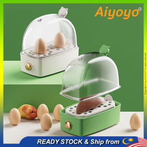 Electric Egg Cooker Egg Steamer Egg Boiler Half Boiled Egg Maker Bekas Telur Separuh Masak 煮蛋器