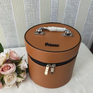 pouch makeup bulat/ tas kosmetik/ pouch/ makeup box/ beautycase