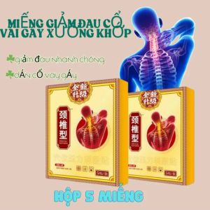 Miếng Dán Cổ Vai Gáy Thảo Dược Shizhen – Hỗ Trợ Ê Mỏi Cứng Cổ Thư Giãn Mỗi Ngày – Hộp 5 Miếng