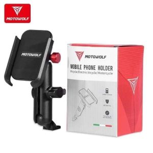ORIGINAL MOTOWOLF CELLPHONE HOLDER VERSION 3 CLAMP TYPE SIDEMIRROR TYPE
