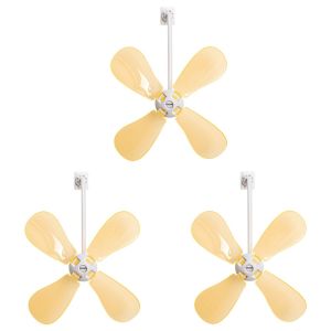 FUNG MALL 3Pcs Hình dạng cối xay gió Máy thông gió điều hòa không khí Chống thổi trực tiếp Gắn tường Hướng dẫn điều chỉnh quạt Sáng tạo Tiết kiệm năng lượng Quạt thông gió điều hòa không khí Dành cho gia đình
