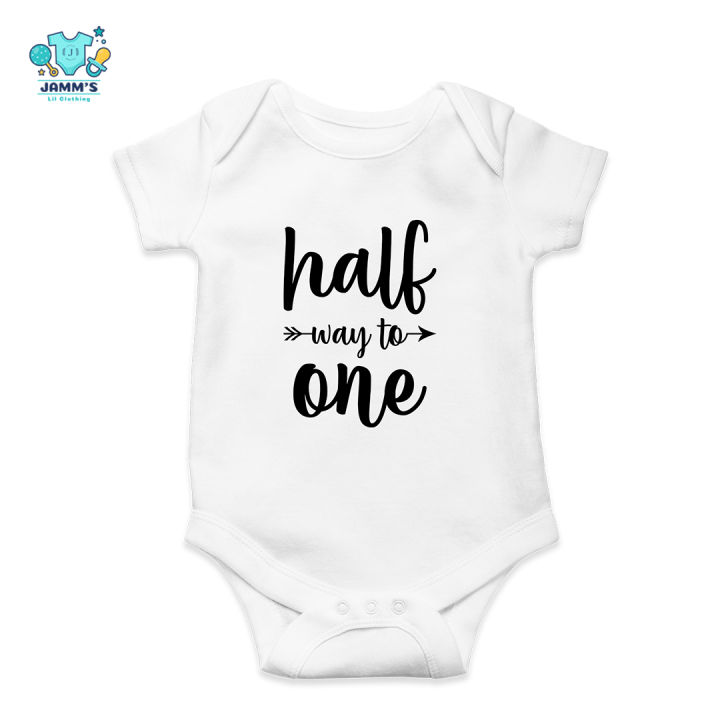 Halfway to one Months old Milestone High Quality Cute New