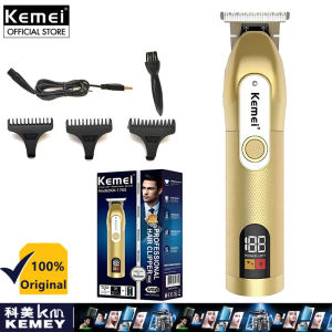 Kemei KM-1760 Razor Hair Clipper Rechargeable Barber Hair Trimmer Salon Electric Hair Cut Machine Original