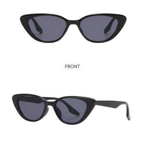 European Retro Cat Eye Sunglasses for Women Y2K Trendy Small Frame Cat Eye Sunglasses Fashion Anti‑UV Sun Glasses