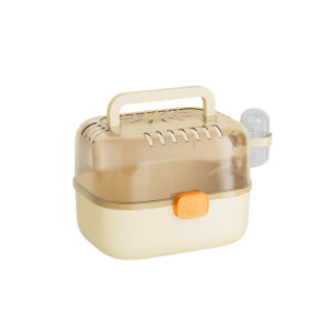 AP AIMAYAPET Portable Hamster Cage Travel Carrier Small Pet Escape Proof Handbag with Water Bottle Sangkar