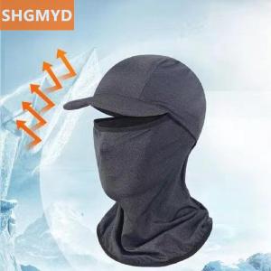 [COD] SHGMYD Sunscreen Face Cover Sun Hood Hat UV Protection Ice Silk Headgear For Men Women Cycling Climbing Running Sunscreen Riding Hood