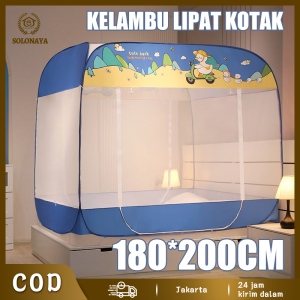 Kelambu Nyamuk Tebal Jumbo 180x200: Pilihan Terbaik Untuk Kelambu Lipat Kotak Pelajar
