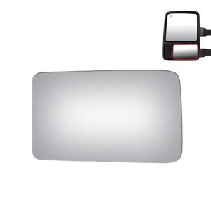 WLLW Mirror Glass fit for 13-14 F-150 08-20 F250 F350 F450 F550 Super Duty 16-21 F650 F750 Driver Side (Lower Convex)