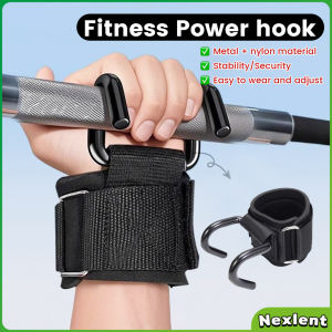 Nexlent 1Pc Lifting Hook Power Hook Wrist Strap Non-Slip Hard Pull Hook Pull-Up Hand Strap Grip
