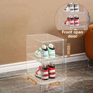 Stackable Shoe Box Transparent Shoes Storage Box Acrylic Shoe Organiser Display Box