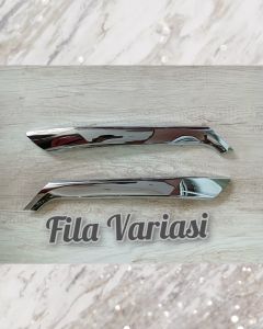 Grill Bumper Depan List Cover Tengah Mobil Toyota All New Avanza 2012 - 2014 Chrome