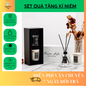 Sét quà tặng Nến thơm Tinh dầu cao cấp cho bạn bè người thân gia đình dịp lễ kỷ niệm sinh nhật