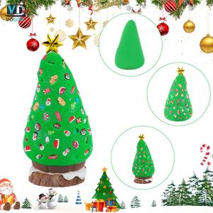 [Uetech]Christmas Decoration DIY Kit Air Dry Clay Tree Craft Set for Holiday Party Decorations