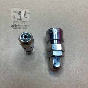 [ SIÊU RẺ ] Đầu Nối Dây Máy Nén Khí - Đầu Đực Và Cái Phụ Tùng Cho Máy Nén Khí LOẠI TỐT