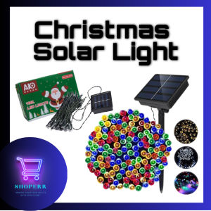 SOLAR CHRISTMAS LIGHT 100 Led String Party Outdoor Christmas