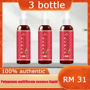 Permanent effective black shampoo Polygonum multiflorum essence natural herb turns your white gray hair into black anti exfoliating hair moisturizing hair root 100ML