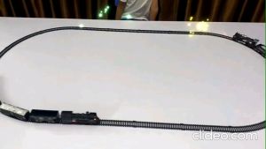 Mainan anak kereta api 1 set besar rel panjang RAIL KING 19pcs mainan anak laki laki