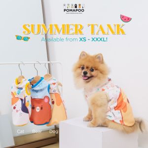 POMAPOO - Baju Kucing dan Baju Anjing Summer Tank