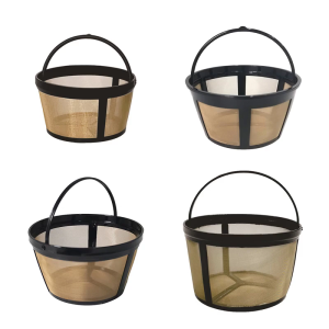 Durable Metal Mesh Coffee Filter User Friendly Coffee Filter Coffee Strainer for 4/6/8/12 Cup Brewing Devices