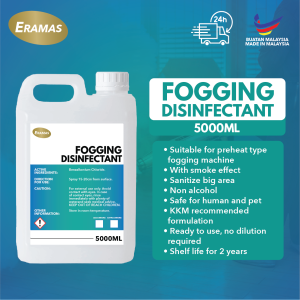 (LOW PRICE) Fogging Disinfectant /Fogging Liquid 5000ML (READY STOCK)