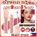 O.TWO.O Liquid Lipstick Matte Lip Gloss 12 Colors Waterproof 24 hours Long Lasting Nude lipstick Lip Tint Lightweight Lip Stain Lip Glaze Nonstick Cup for Women Cosmetics. 