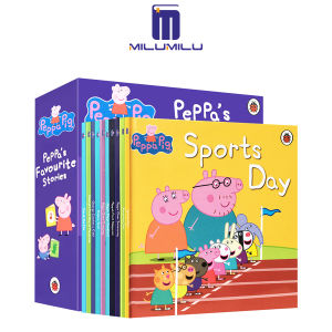milu Gift Audio Picture Book Peppa Pig Favourite Stories10Pcs Hardcover Ladybird Toddler