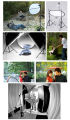 สตูดิโอถ่ายภาพแสงกระจกพับได้ Reflector 5in1 60ซม/80ซม/110ซม   มี3ขนาดให้เลือกได้ Photo Studio Light Folding Mirror Reflector 5in1 60cm / 80cm / 110cm (we have 3 sizes for choosing). 