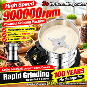 🔥durable for 99 years🔥 electric powder grinder large capacity grinder portable electric grinder food 磨粉机 研磨机 processor blender spice grinder coffee grinder powder grinder coffee grinder machine