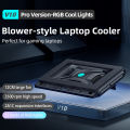 【Hadiah percuma】 llano baru V10 Laptop Cooling Pad dilaengkapi Rpm 3500 Turbo-Fan raksasa penyejukan cepat permainan komputer riba dengan kurungan kurungan laras untuk 13-17.3 inci. 