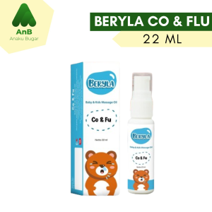 Beryla Co & Flu Smoothing Massage Baby Oil Meredakan Flu Dan Batuk Pada Anak