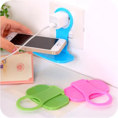 Combo 5 giá để điện thoại dán tường đa năng với miếng dán tường chắc chắn- Khay để điều khiển xẻ rãnh