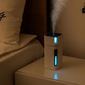 Smart Air Humidifier Ultrasonic Cool Mist Aroma Diffuser with Color LED Light for Office Car umidificador Mist Maker Fogger