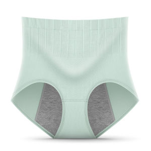 KUCHAR quần lót sinh lý eo cao kiểm soát bụng quần kinh nguyệt Đáy quần kháng khuẩn Cộng với kích thước liền mạch quần lót cho nữ
