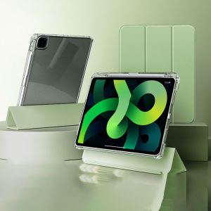 ZOYU iPad case Detachable 2-in-1 HD transparent case With pencil slot on right side for iPad 2022 M2 pro 11 pro 12.9 2020 2021 ipad Air 4 Air 5 ipad gen 7th 8th 9th mini 6 [Support horizontal and vertical screen support]