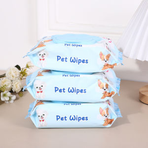 【Local Ready Stocks】 ❤ Pet Wipes 60Pcs For Cats Dogs & Small Animals
