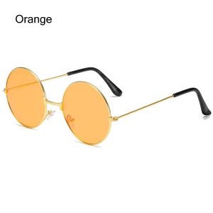 GURUNGMANI Women Men Hippie Party Metal Sunglasses Round Sunglasses Eyewear Circle Glasses
