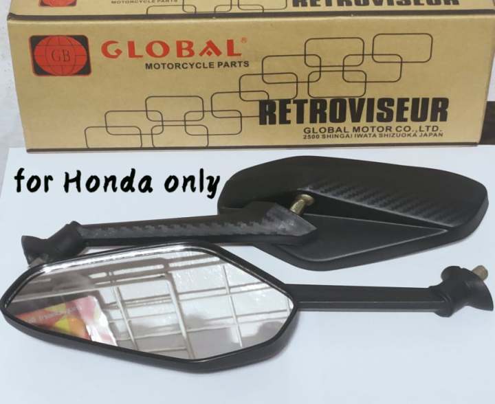 sidemirror carbon new design for honda mabenta88 | Lazada PH