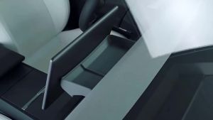 Suitable for 2025 Tesla Model y Juniper Storage behind the central control screen Tray Tissue Glasses storage Auto parts