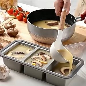 Silicone Food Storage Container with Lid Foldable Bento Lunch Box Freezer Microwave Safe