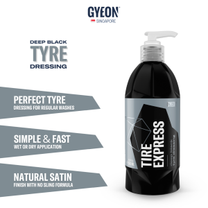 GYEON Q2M Tire Express 500ml - Everyday Automotive Car Care Factory Fresh Tyre & Rubber Express Dressing