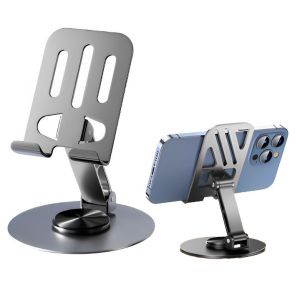 PHONE STAND HOLDER HP TABLET PUTAR 360 ROTASI FULL METTAL ALUMINIUM